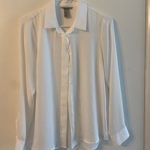 White H&M Button Up